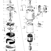 Flygt Pump Model 2050 Parts Diagram Parts diagram for Flygt pump model 2050