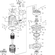 Flygt Pump Model 3102.890 Parts Diagram Parts diagram for Flygt pump model 3102.890