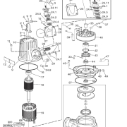 Flygt Pump Model 3102.980 Parts Diagram Parts diagram for Flygt pump model 3102.980