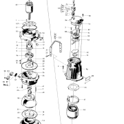 Flygt Pump Model 3140 Parts Diagram Parts diagram for Flygt pump model 3140